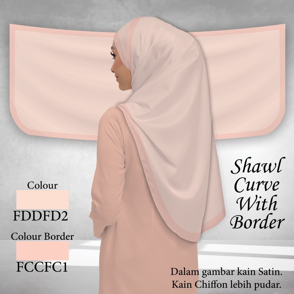 Shawl Plain FDDFD2