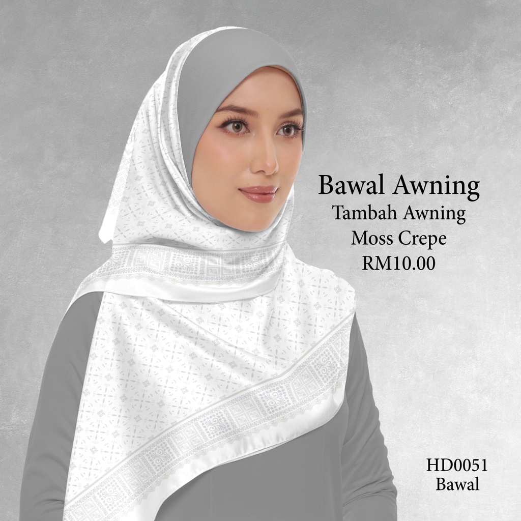 Tudung Bawal (Square Hijab) in HD0051