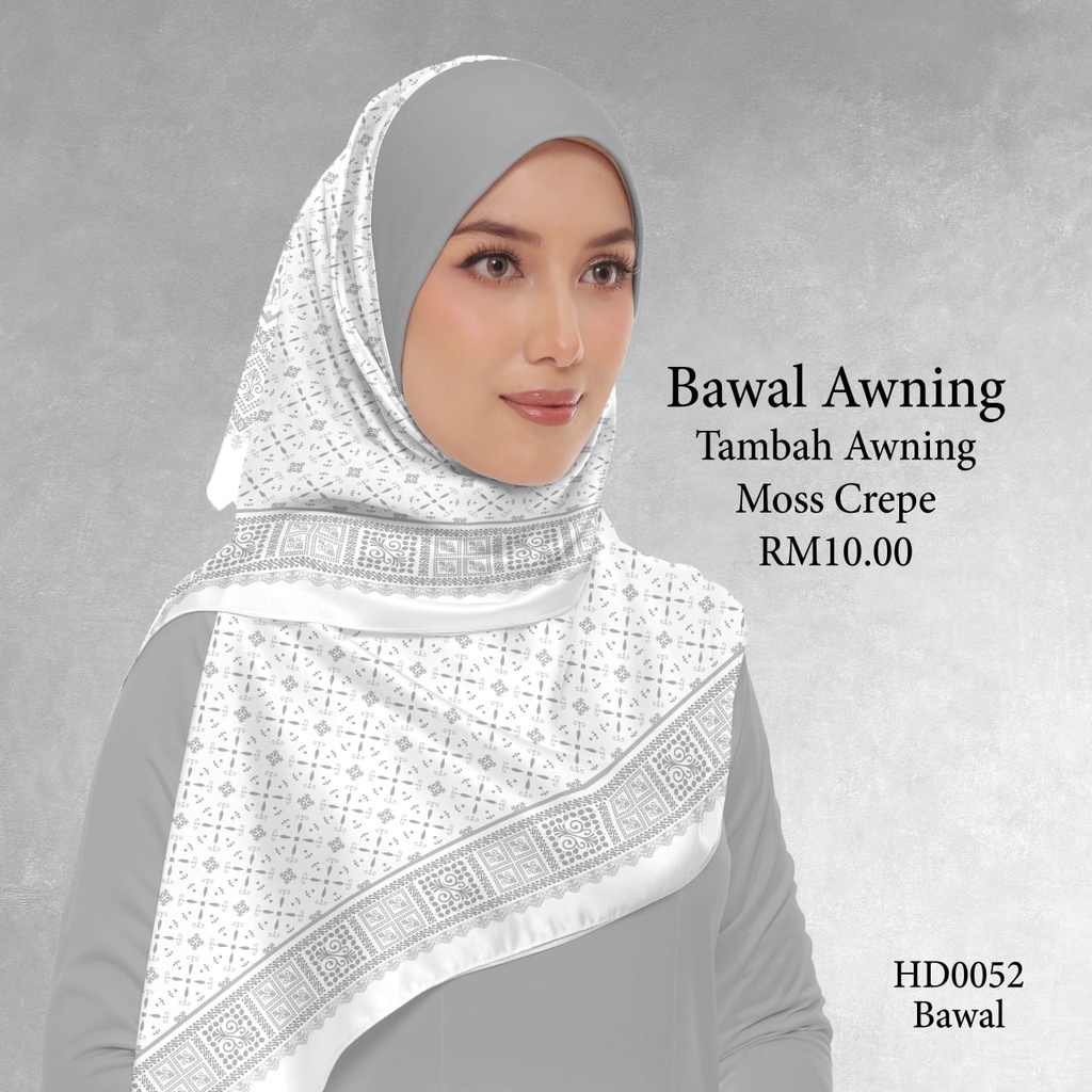 Tudung Bawal (Square Hijab) in HD0052