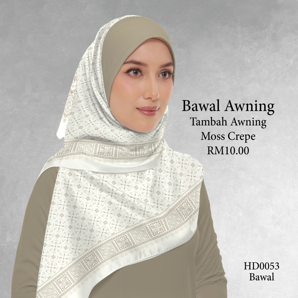 Tudung Bawal (Square Hijab) in HD0053