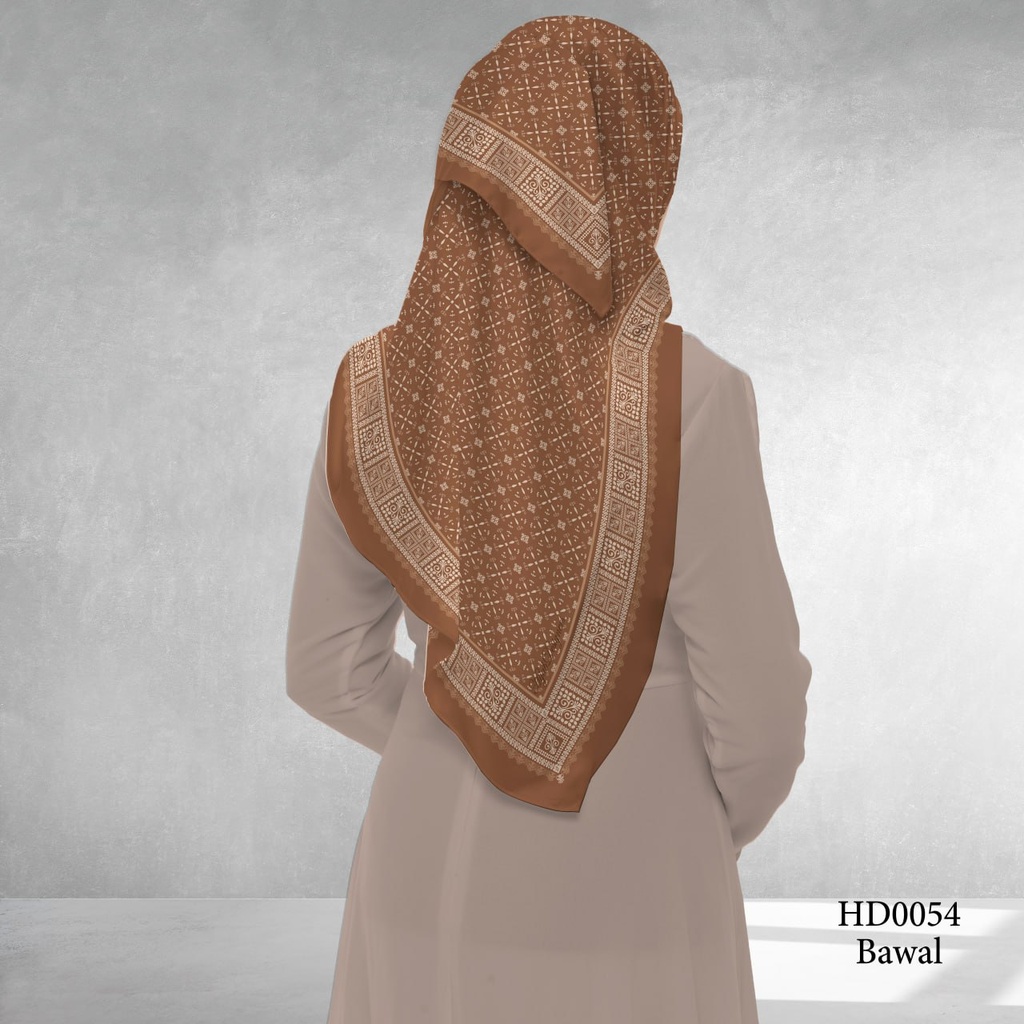 Tudung Bawal (Square Hijab) in HD0054