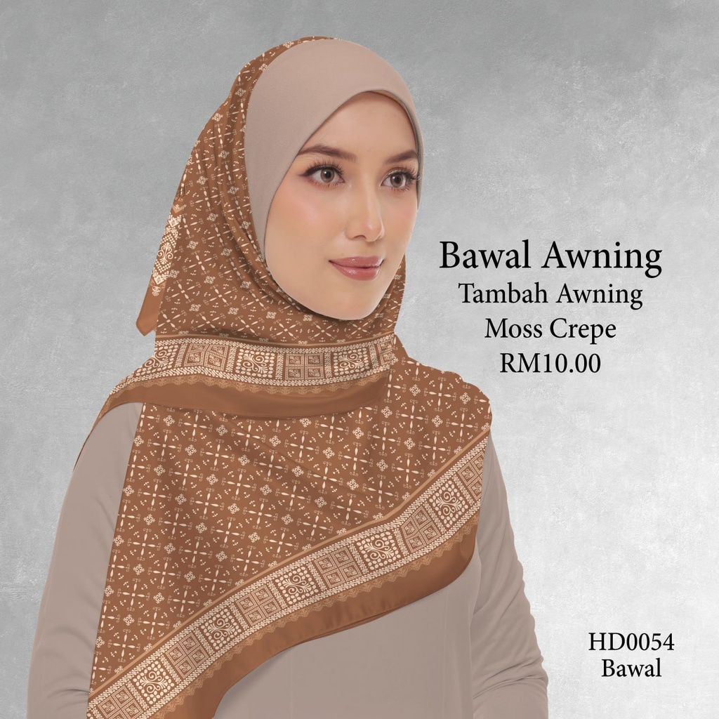 Tudung Bawal (Square Hijab) in HD0054