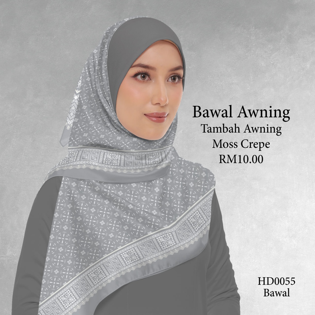 Tudung Bawal (Square Hijab) in HD0055