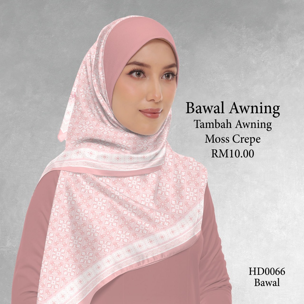 Tudung Bawal (Square Hijab) in HD0066