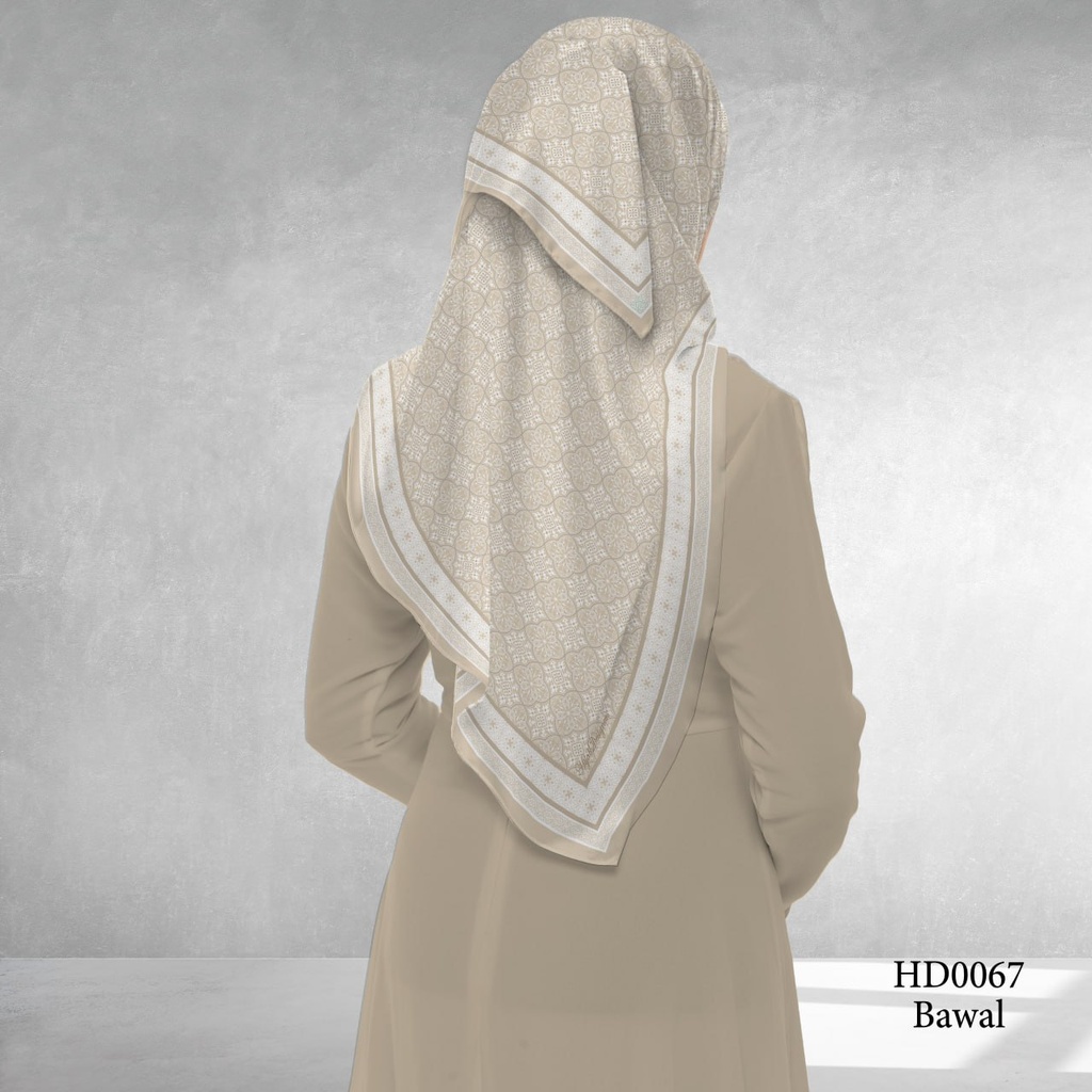 Tudung Bawal (Square Hijab) in HD0067