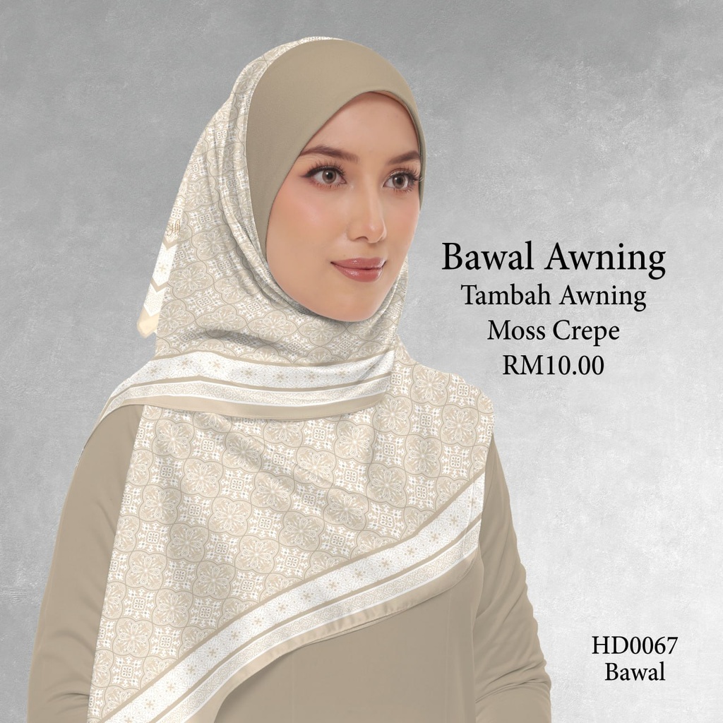 Tudung Bawal (Square Hijab) in HD0067