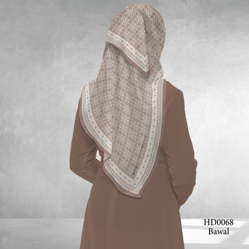 Tudung Bawal (Square Hijab) in HD0068