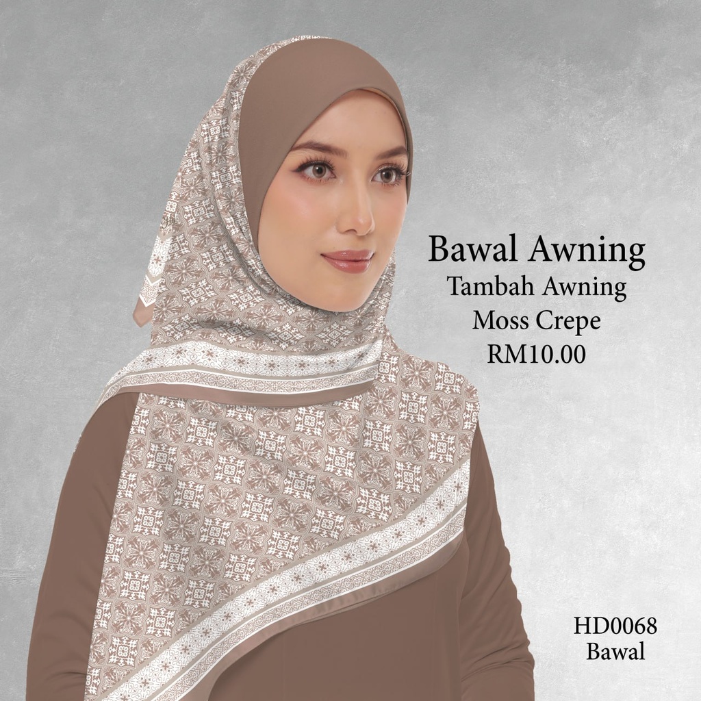 Tudung Bawal (Square Hijab) in HD0068