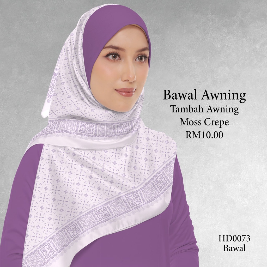 Tudung Bawal (Square Hijab) in HD0073