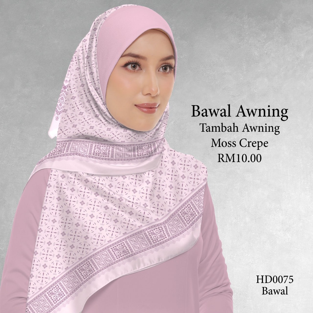 Tudung Bawal (Square Hijab) in HD0075