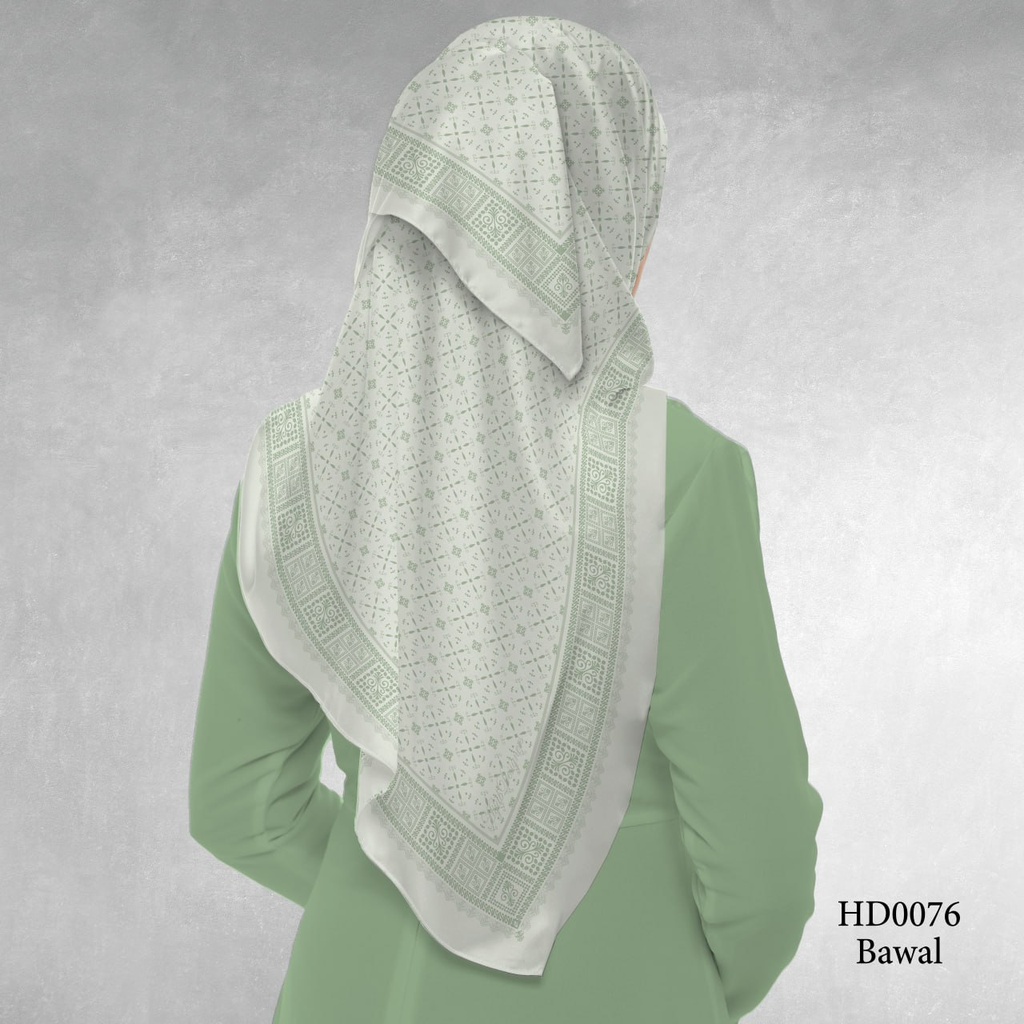 Tudung Bawal (Square Hijab) in HD0076