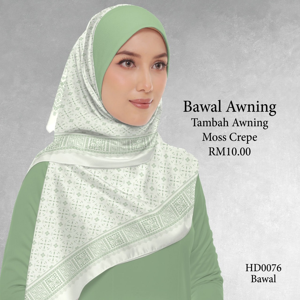 Tudung Bawal (Square Hijab) in HD0076