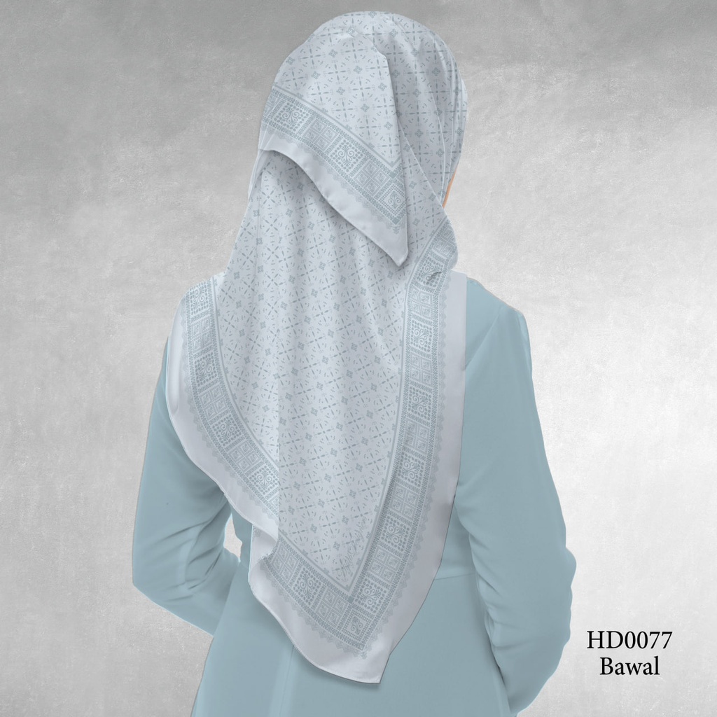 Tudung Bawal (Square Hijab) in HD0077