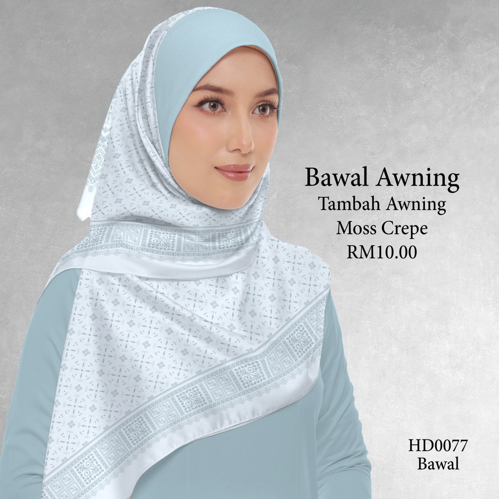 Tudung Bawal (Square Hijab) in HD0077