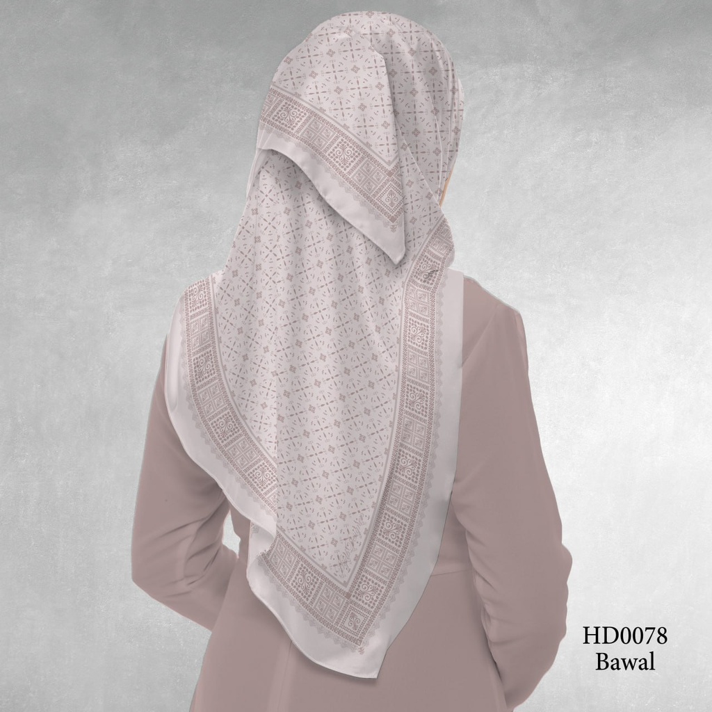 Tudung Bawal (Square Hijab) in HD0078