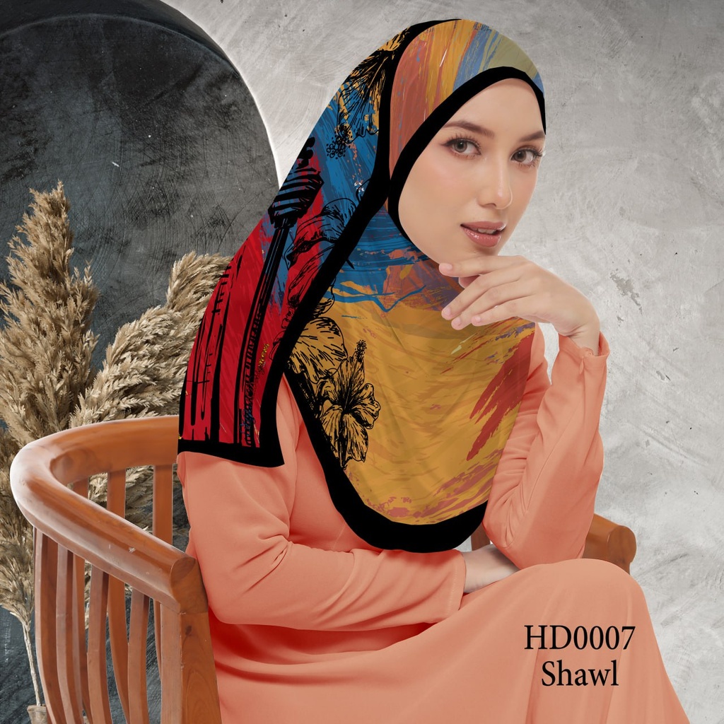 Tudung Shawl in HD0007