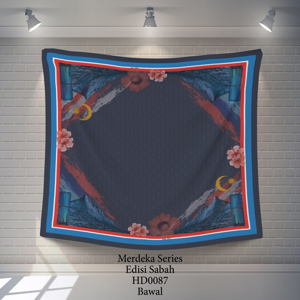 Tudung Bawal (Square Hijab) in HD0087