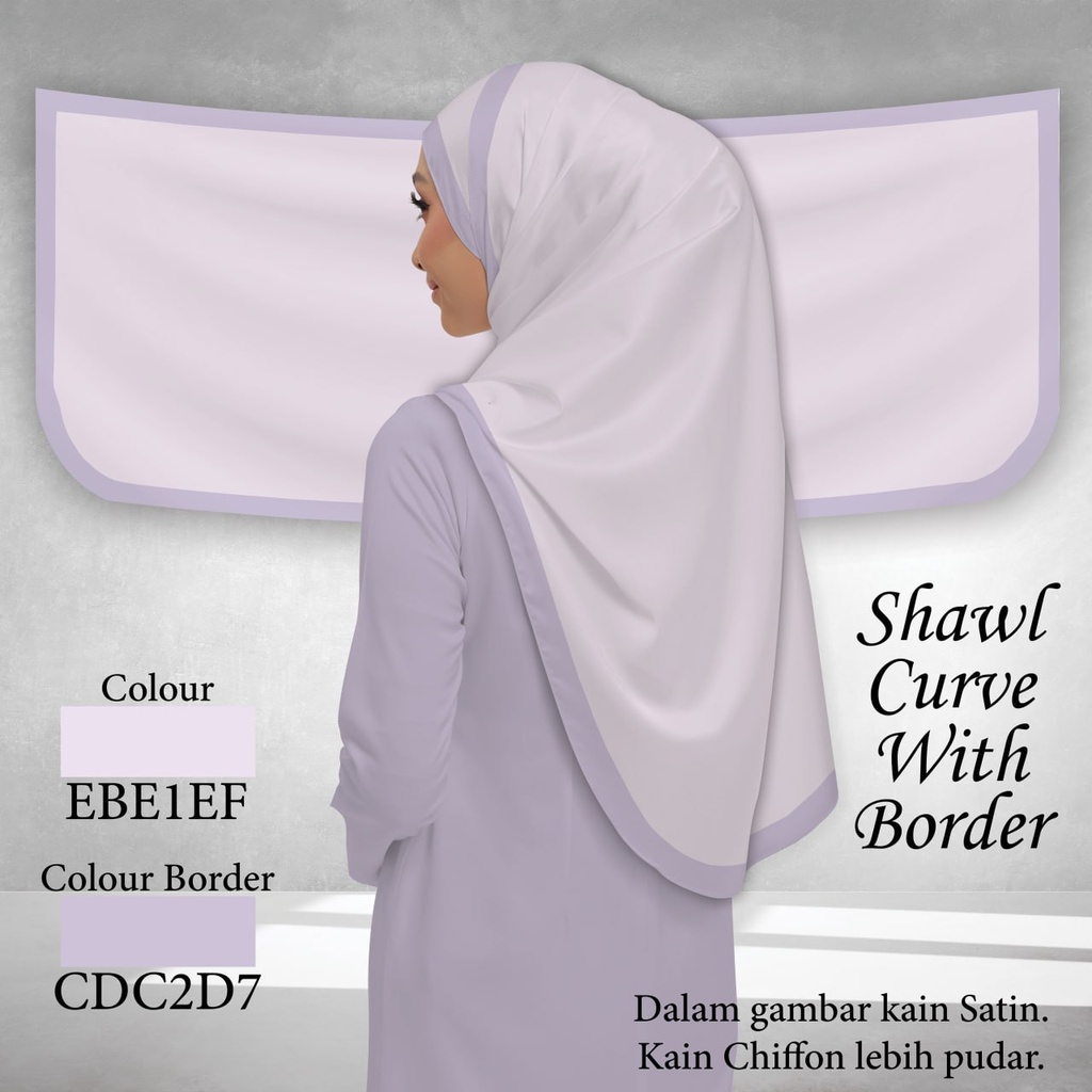 Shawl Plain EBE1EF 