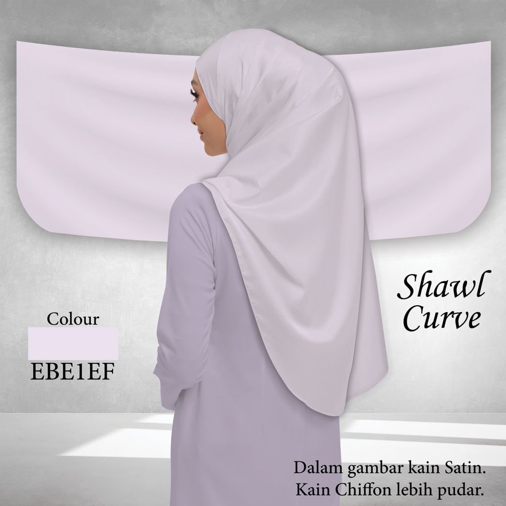 Shawl Plain EBE1EF 