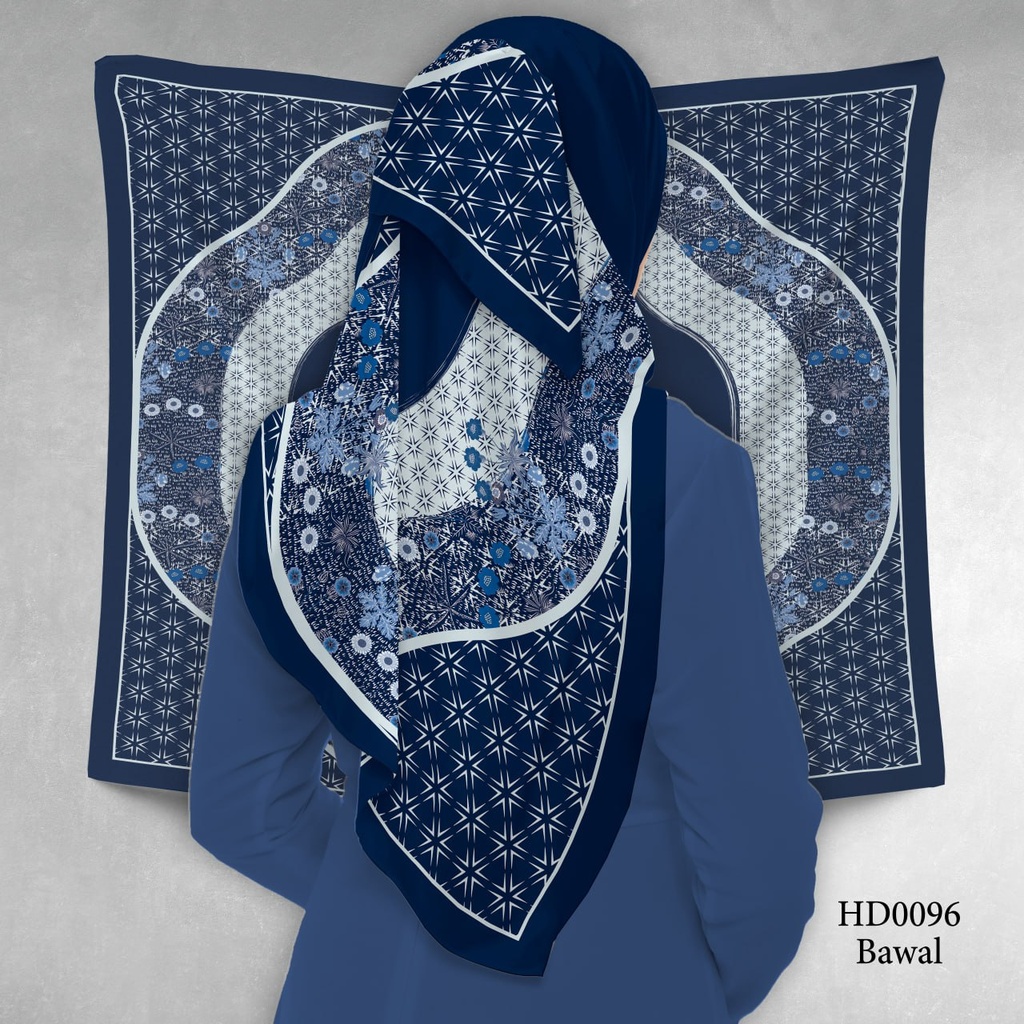 Tudung Bawal (Square Hijab) in HD0096