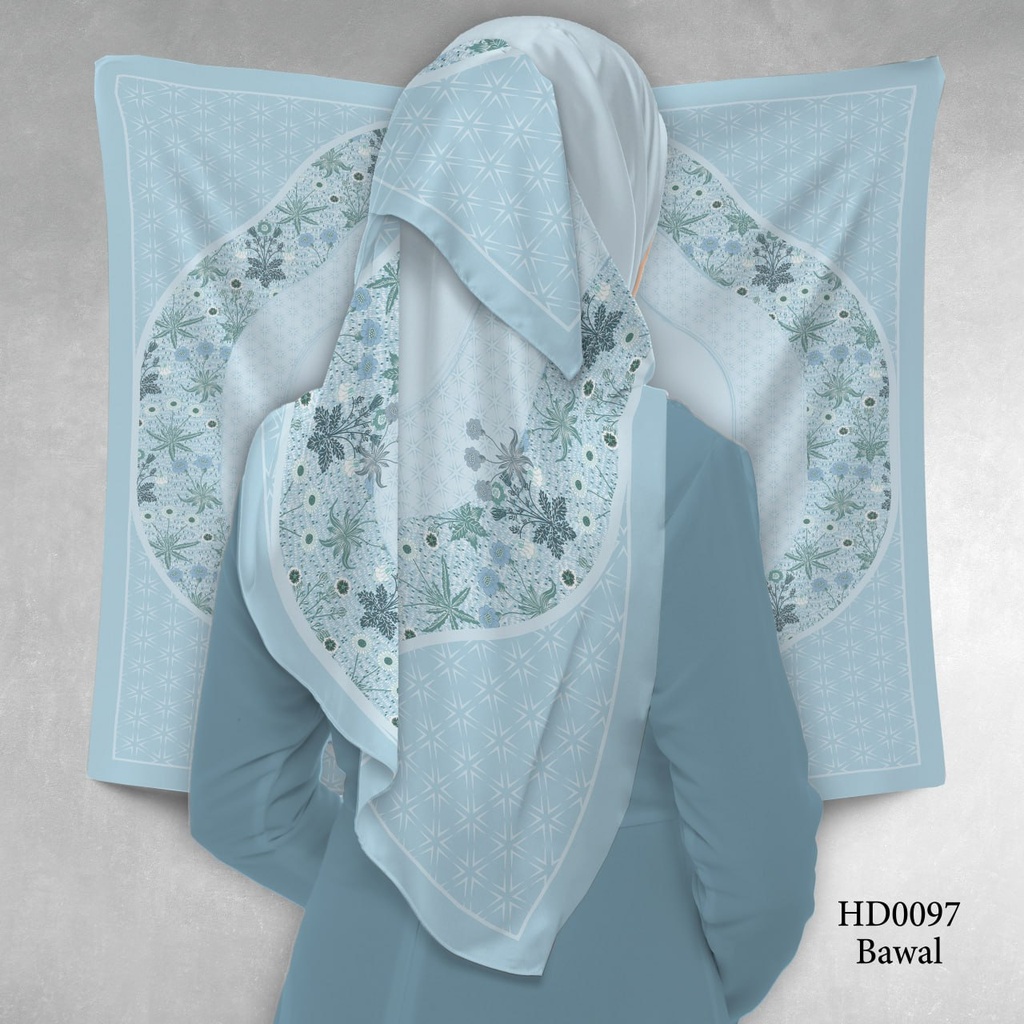 Tudung Bawal (Square Hijab) in HD0097