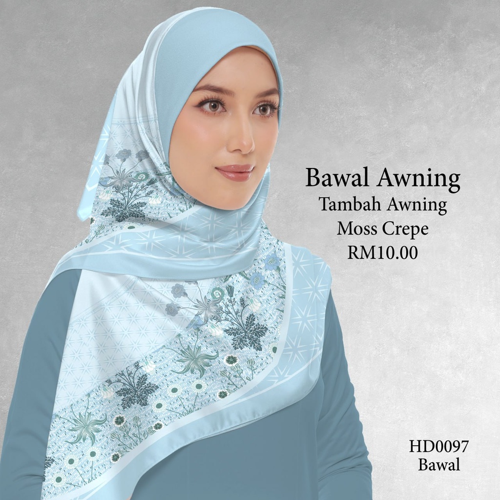 Tudung Bawal (Square Hijab) in HD0097