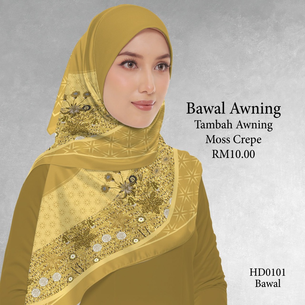 Tudung Bawal (Square Hijab) in HD0101