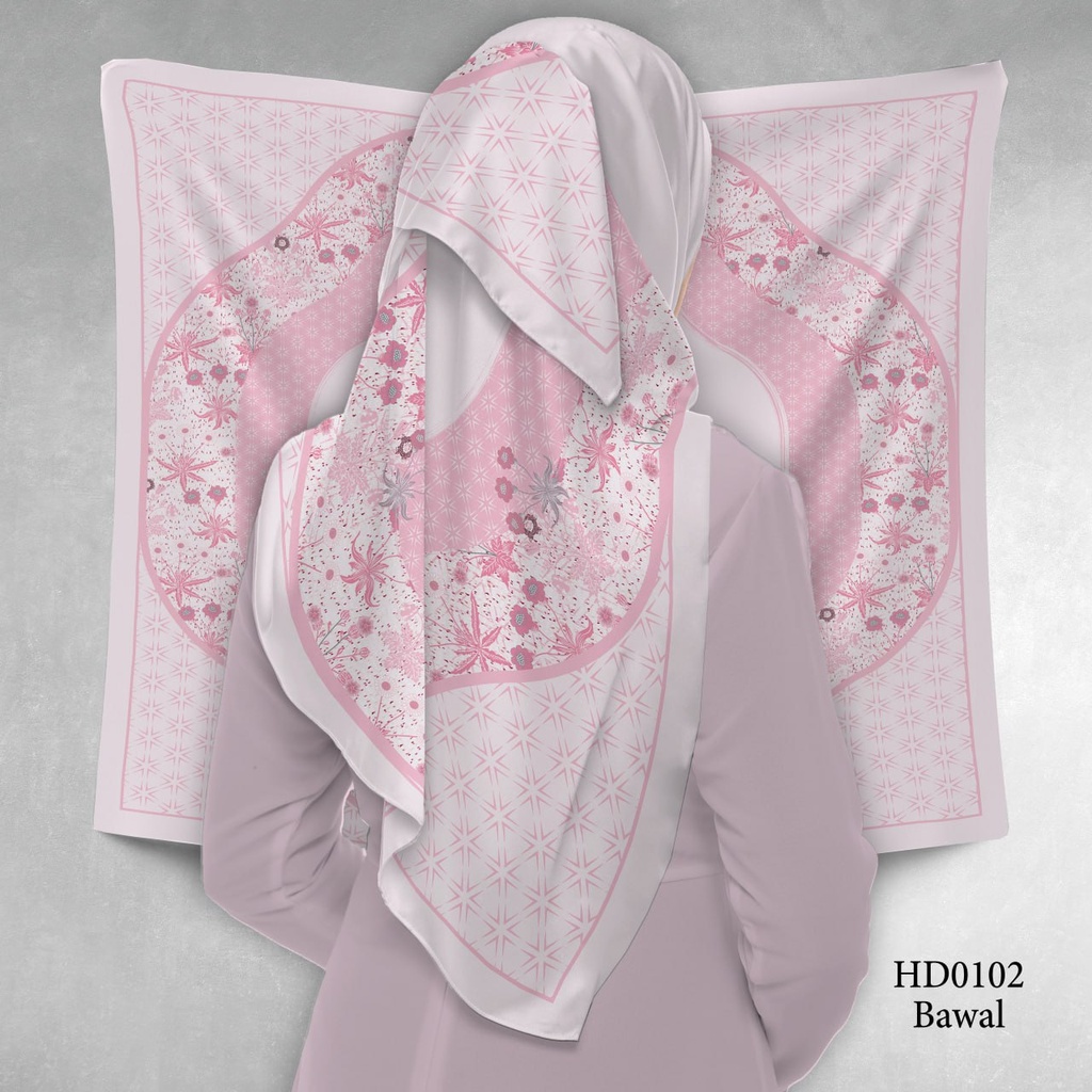 Tudung Bawal (Square Hijab) in HD0102