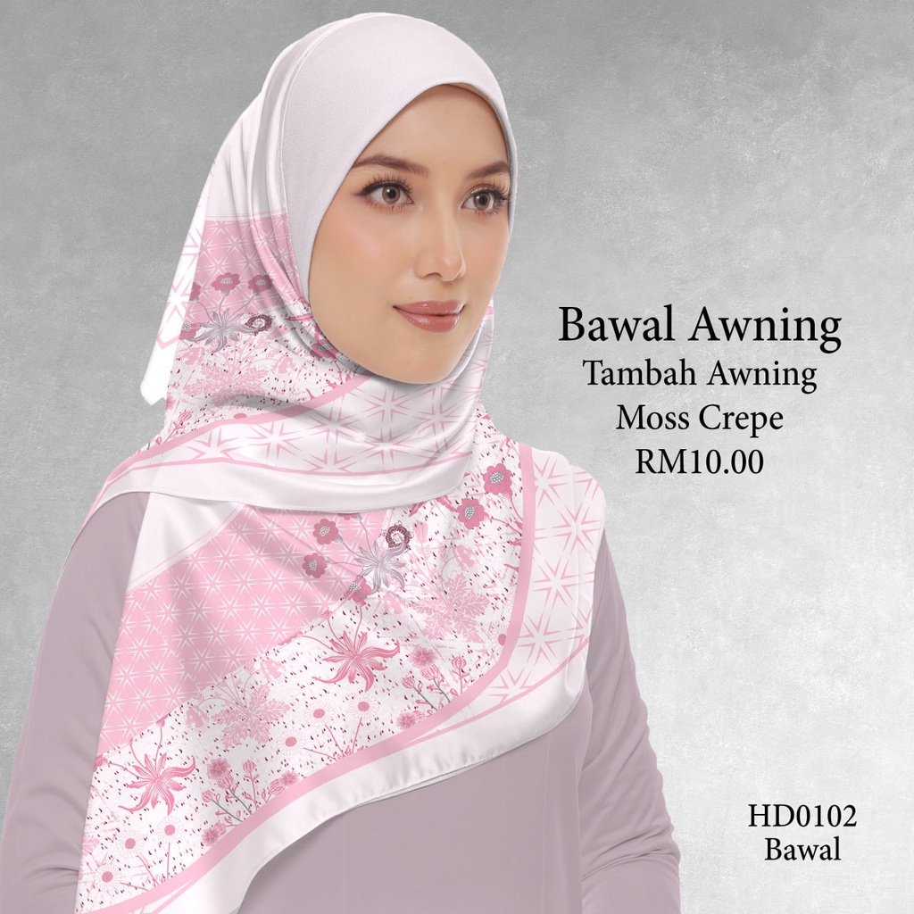 Tudung Bawal (Square Hijab) in HD0102