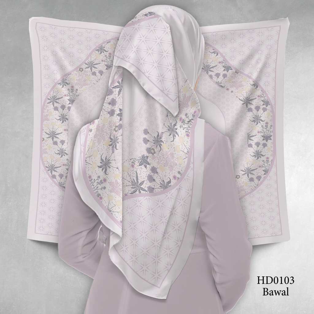 Tudung Bawal (Square Hijab) in HD0103