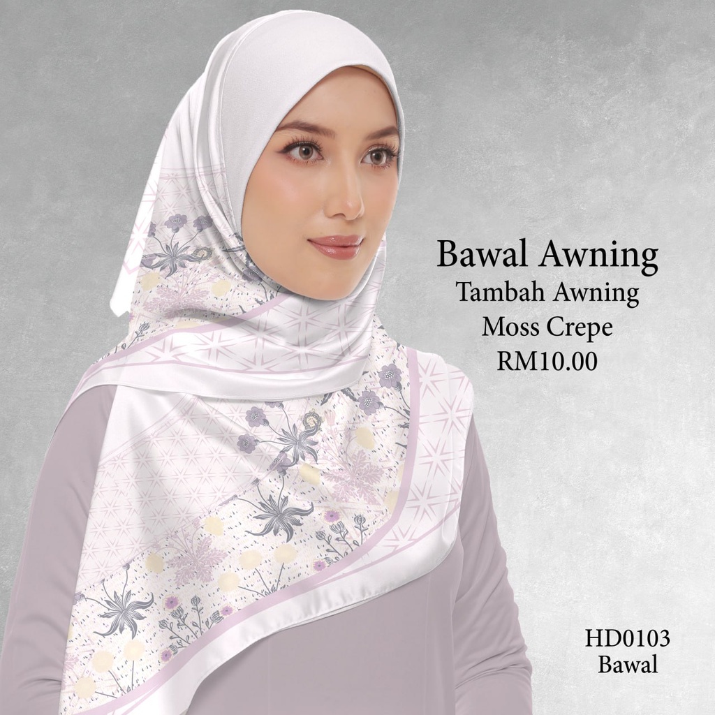 Tudung Bawal (Square Hijab) in HD0103