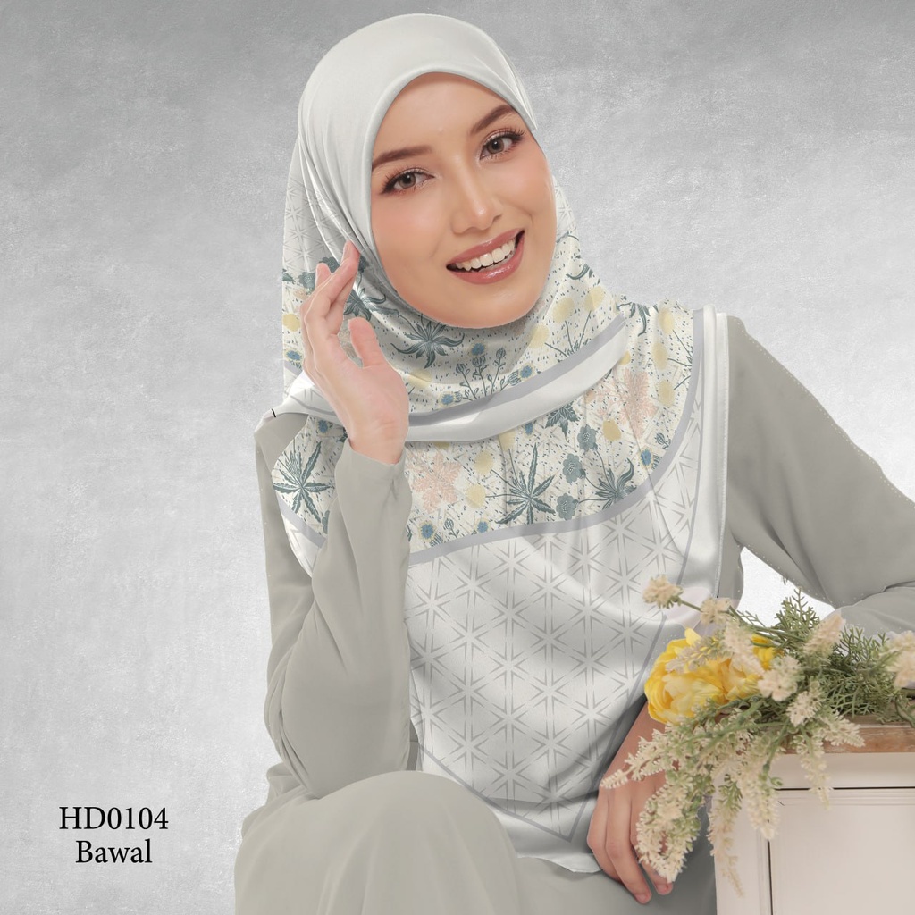 Tudung Bawal (Square Hijab) in HD0104