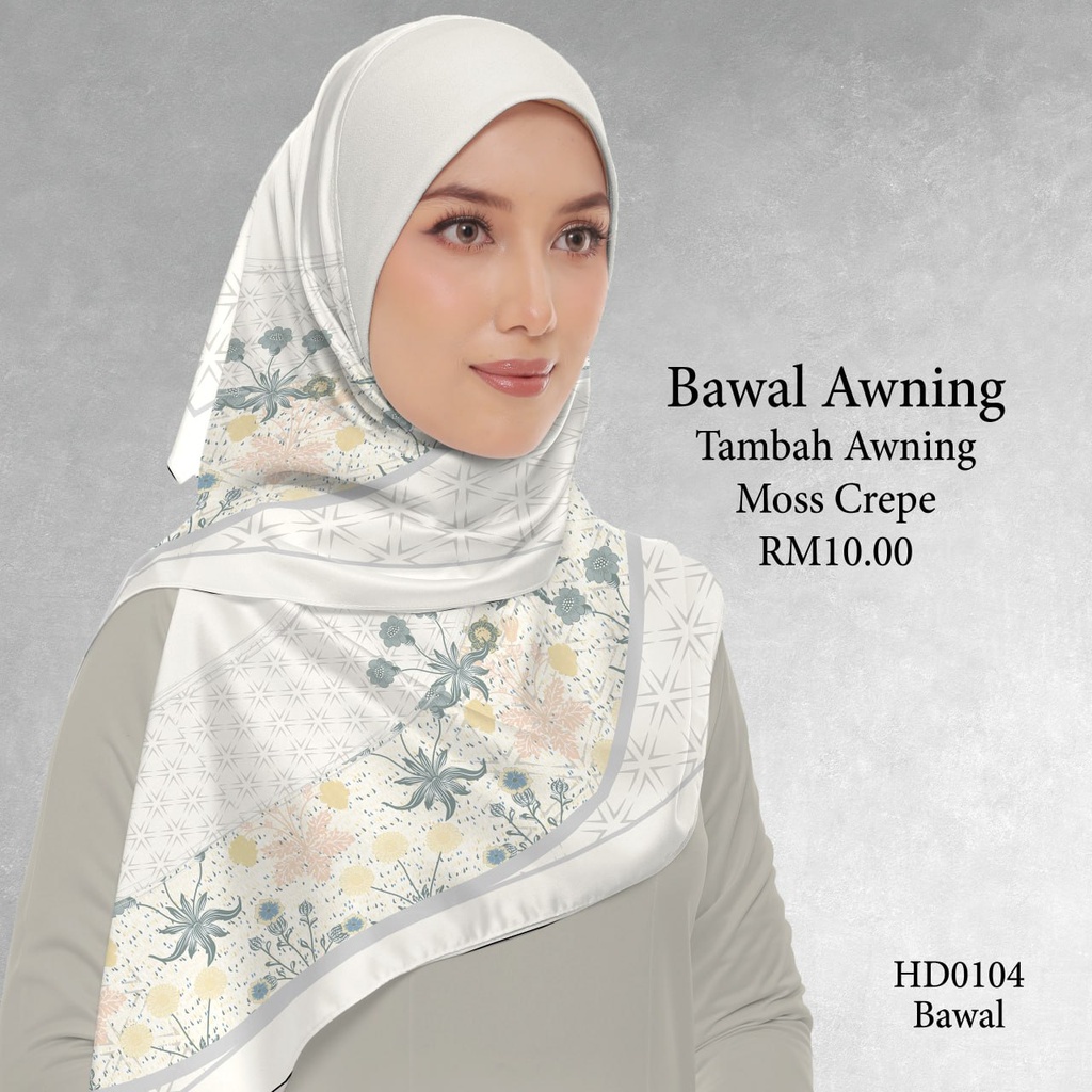 Tudung Bawal (Square Hijab) in HD0104