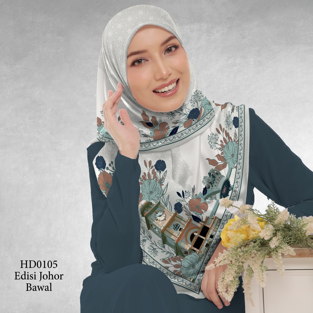 Tudung Bawal (Square Hijab) in HD0105