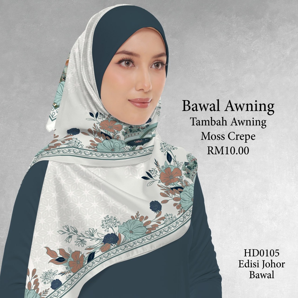 Tudung Bawal (Square Hijab) in HD0105