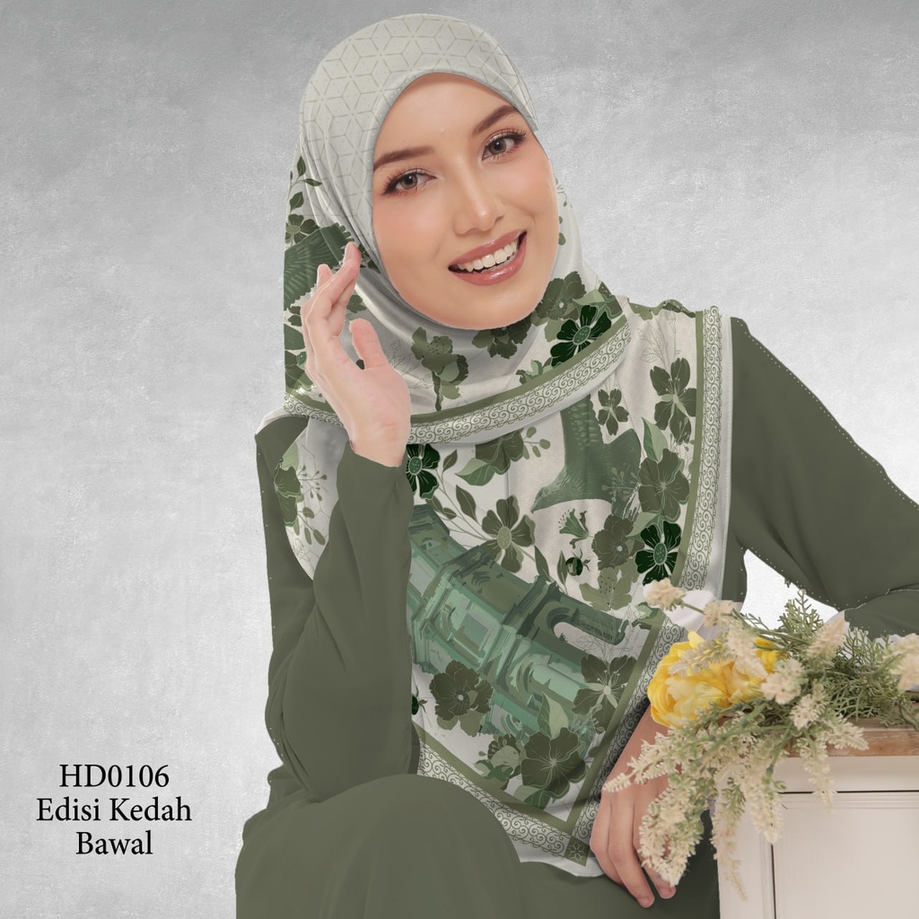 Tudung Bawal (Square Hijab) in HD0106