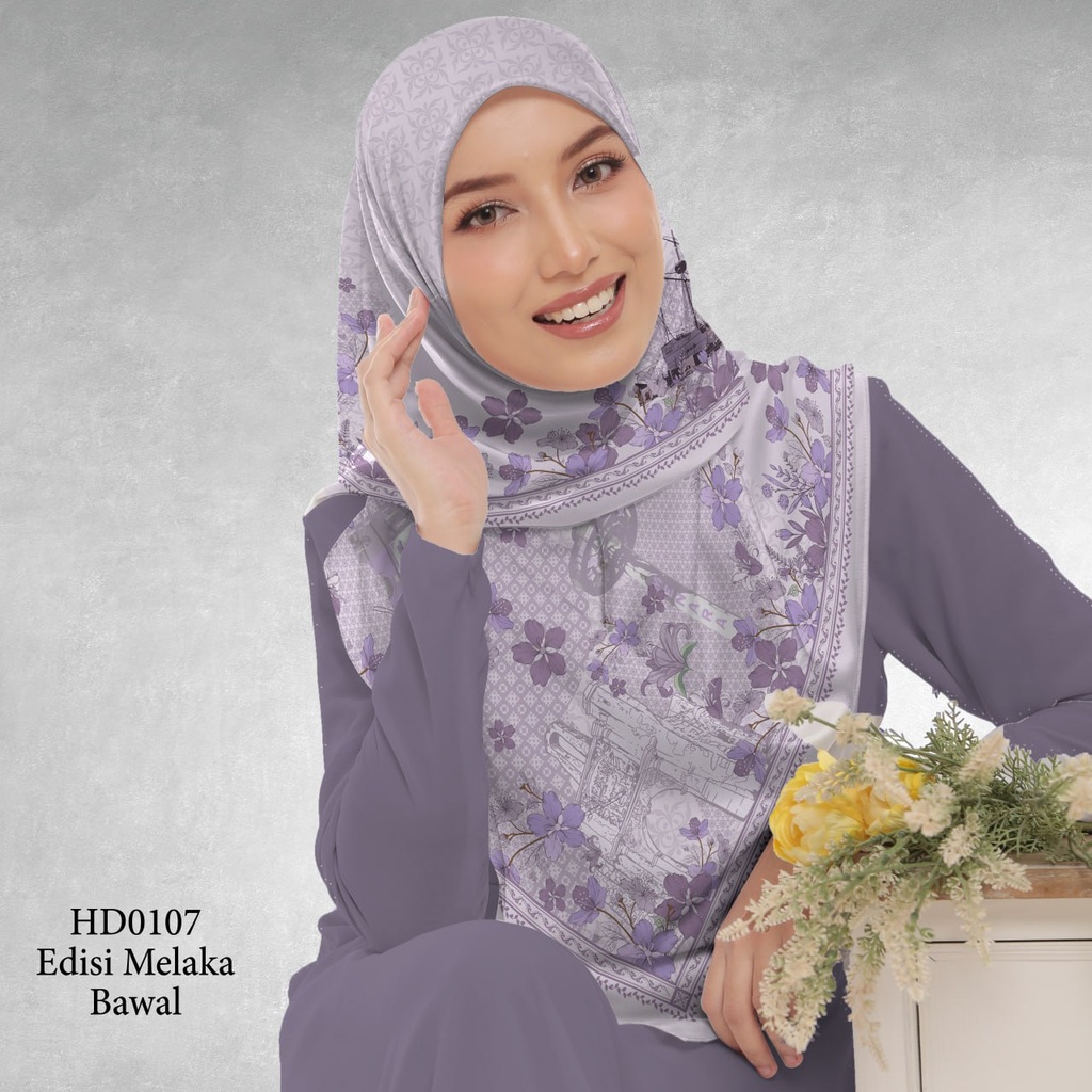 Tudung Bawal (Square Hijab) in HD0107