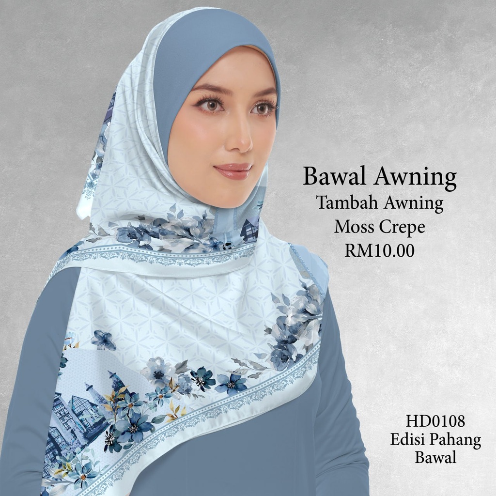 Tudung Bawal (Square Hijab) in HD0108