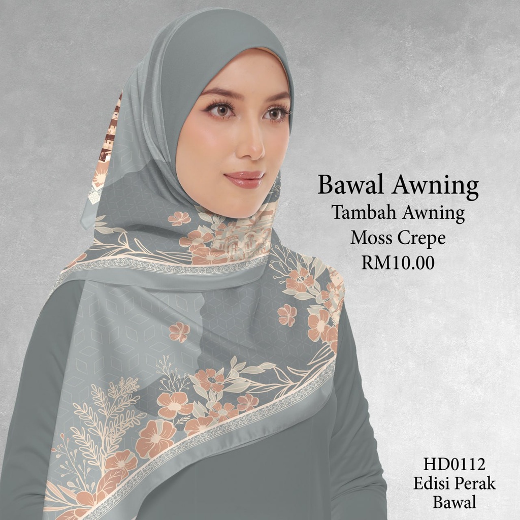 Tudung Bawal (Square Hijab) in HD0112