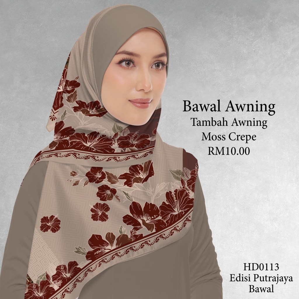 Tudung Bawal (Square Hijab) in HD0113