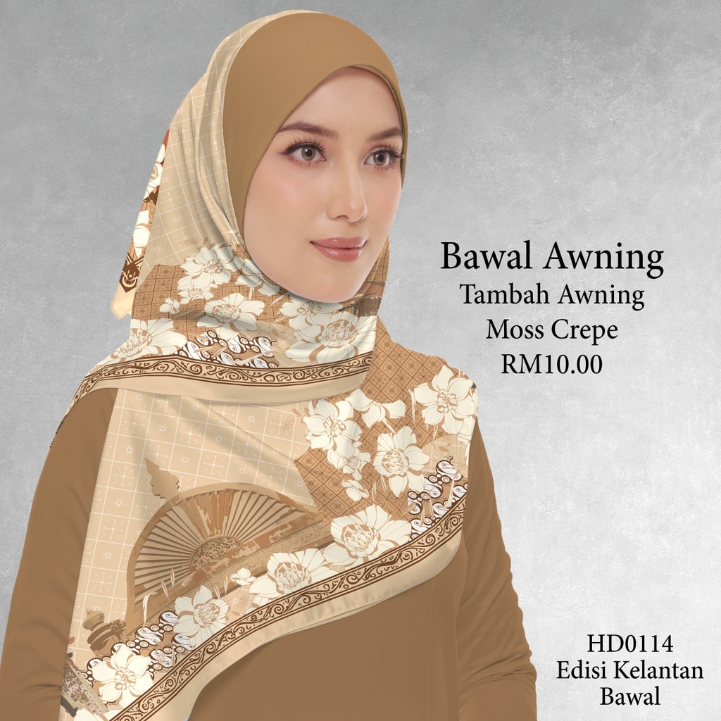 Tudung Bawal (Square Hijab) in HD0114