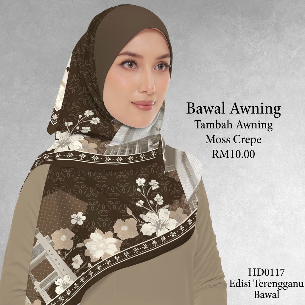 Tudung Bawal (Square Hijab) in HD0117