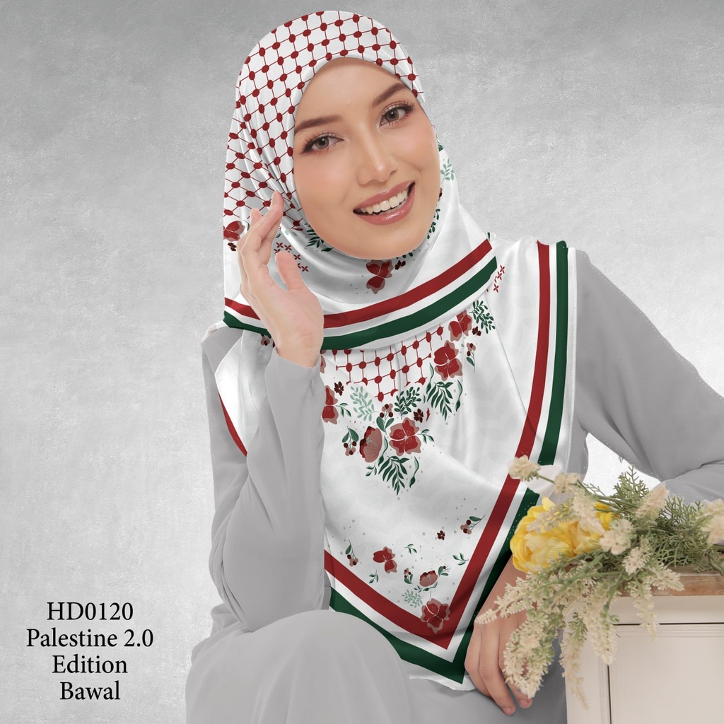 Tudung Bawal (Square Hijab) in HD0120