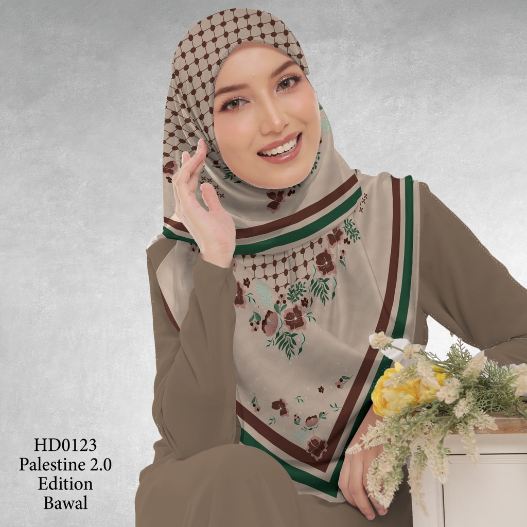 Tudung Bawal (Square Hijab) in HD0123