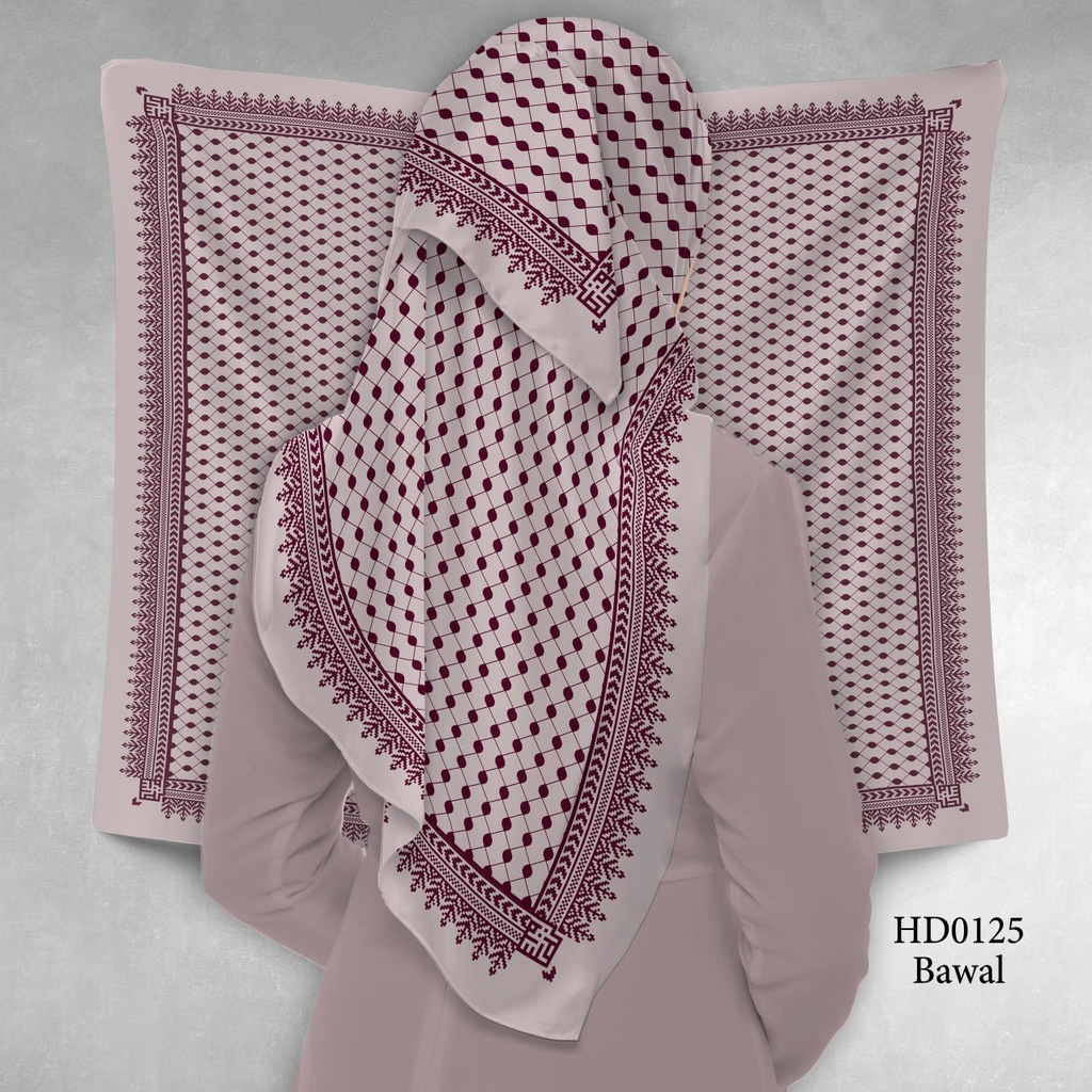 Tudung Bawal (Square Hijab) in HD0125