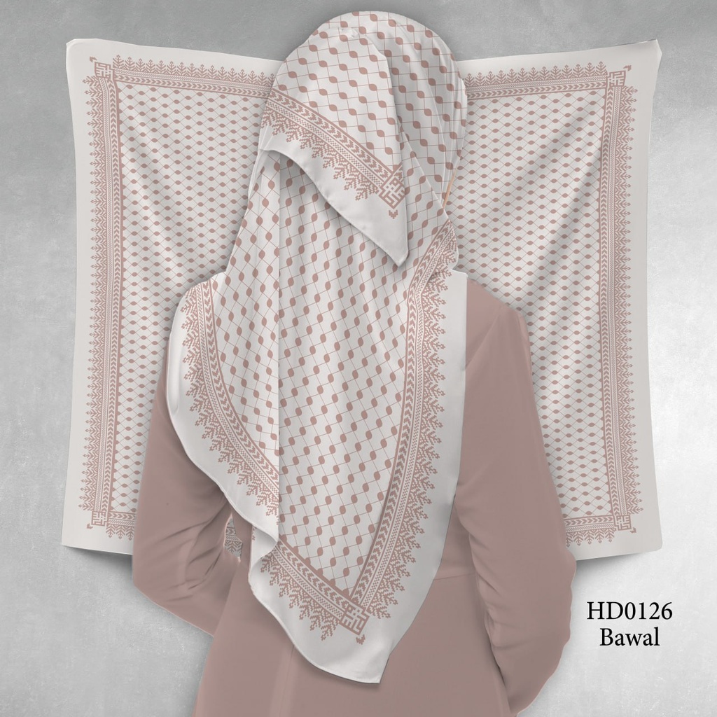 Tudung Bawal (Square Hijab) in HD0126