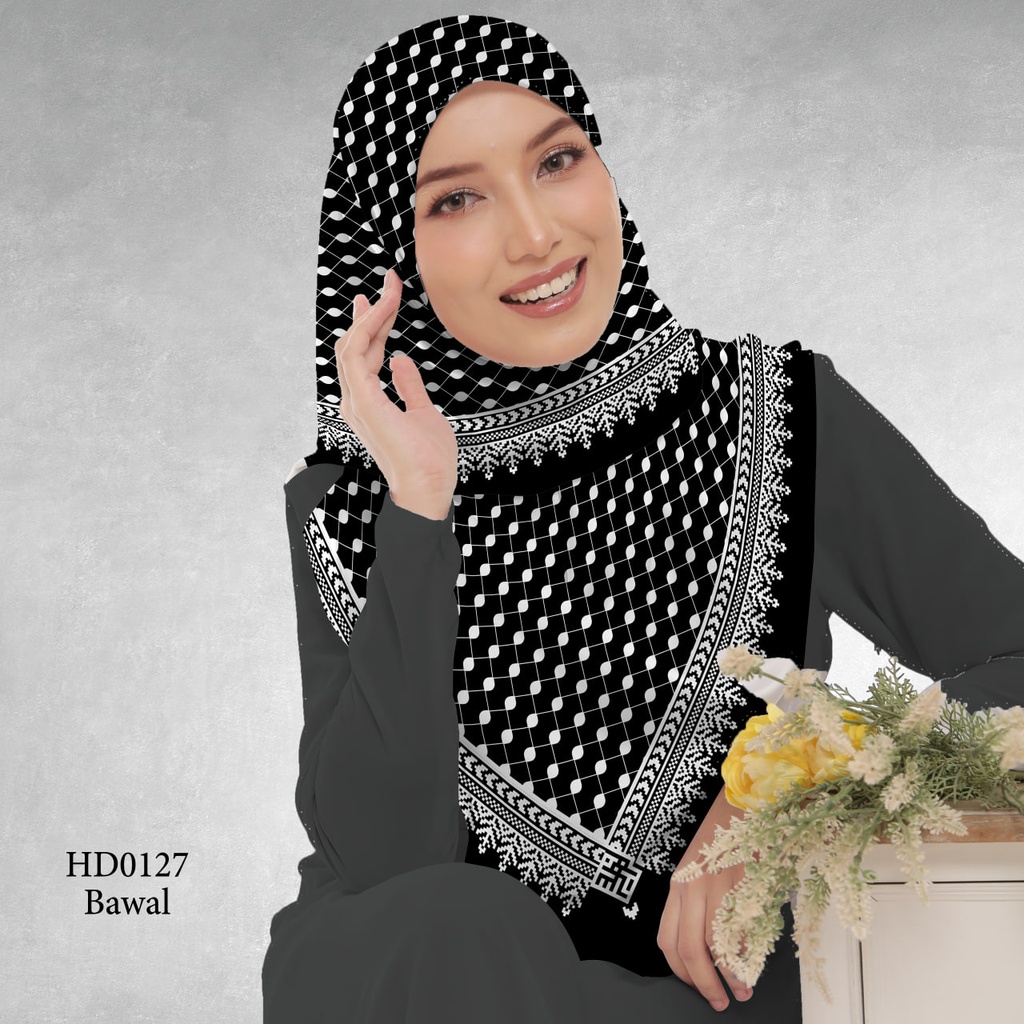 Tudung Bawal (Square Hijab) in HD0127