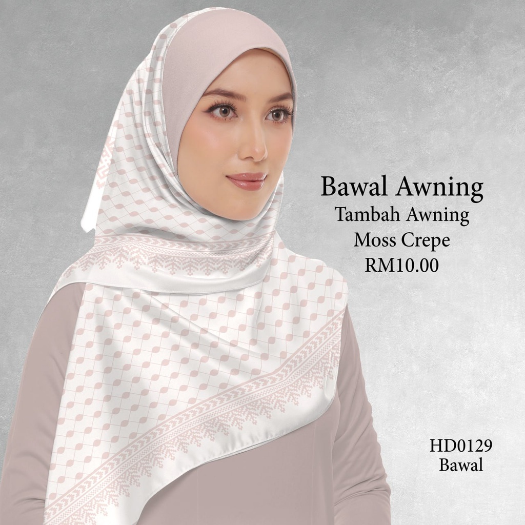 Tudung Bawal (Square Hijab) in HD0129