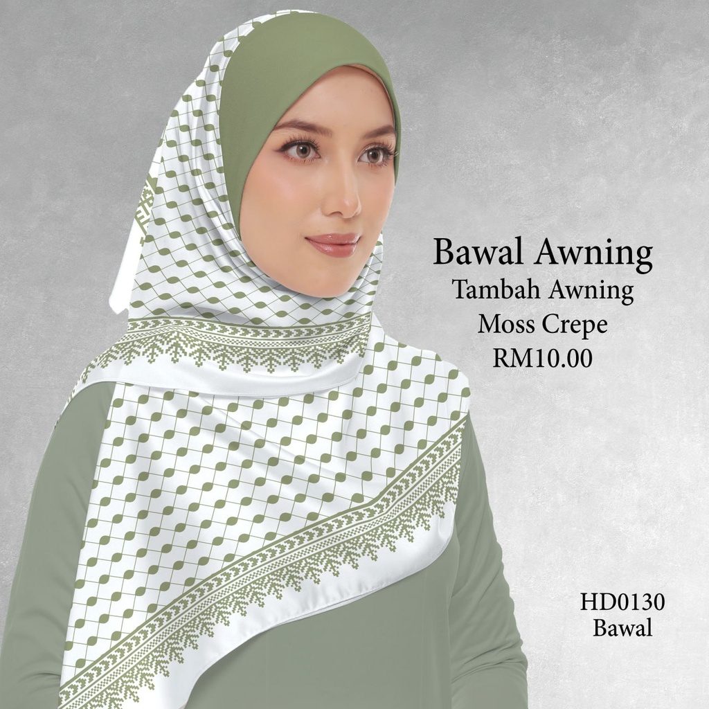 Tudung Bawal (Square Hijab) in HD0130