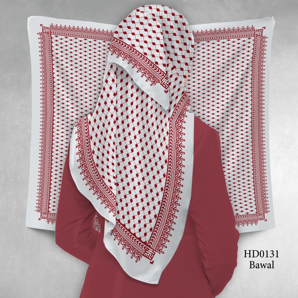 Tudung Bawal (Square Hijab) in HD0131